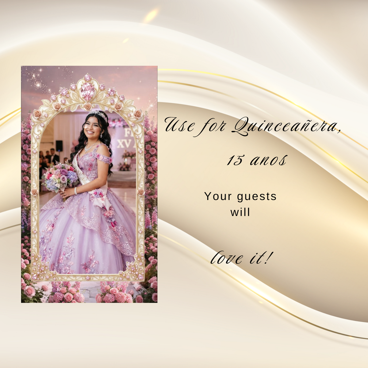Invitación Digital Video XV Años Puertas de Castillo Estilo Bridgerton Animado Cinematográfica Rosa|Quinceanera Animated Video Invitation with Opening Castle Gates | Canva